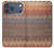 S3752 Zigzag Fabric Pattern Graphic Printed Hülle Schutzhülle Taschen für iPhone 17 Pro Max, 18 Pro Max