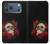 S3753 Dark Gothic Goth Skull Roses Hülle Schutzhülle Taschen für iPhone 17 Pro Max