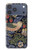 S3791 William Morris Strawberry Thief Fabric Hülle Schutzhülle Taschen für iPhone 17 Pro Max, 18 Pro Max