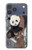 S3793 Cute Baby Panda Snow Painting Hülle Schutzhülle Taschen für iPhone 17 Pro Max