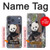 S3793 Cute Baby Panda Snow Painting Hülle Schutzhülle Taschen für iPhone 17 Pro Max