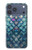 S3809 Mermaid Fish Scale Hülle Schutzhülle Taschen für iPhone 17 Pro Max, 18 Pro Max