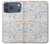 S3903 Travel Stamps Hülle Schutzhülle Taschen für iPhone 17 Pro Max, 18 Pro Max