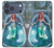 S3911 Cute Little Mermaid Aqua Spa Hülle Schutzhülle Taschen für iPhone 17 Pro Max