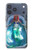 S3912 Cute Little Mermaid Aqua Spa Hülle Schutzhülle Taschen für iPhone 17 Pro Max, 18 Pro Max