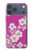 S3924 Cherry Blossom Pink Background Hülle Schutzhülle Taschen für iPhone 17 Pro Max