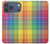 S3942 LGBTQ Rainbow Plaid Tartan Hülle Schutzhülle Taschen für iPhone 17 Pro Max