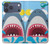 S3947 Shark Helicopter Cartoon Hülle Schutzhülle Taschen für iPhone 17 Pro Max, 18 Pro Max