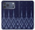 S3950 Textile Thai Blue Pattern Hülle Schutzhülle Taschen für iPhone 17 Pro Max, 18 Pro Max
