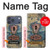 S3955 Vintage Keyhole Weather Door Hülle Schutzhülle Taschen für iPhone 17 Pro Max