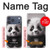 S3978 Cute Baby Panda Hülle Schutzhülle Taschen für iPhone 17 Pro Max