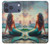 S4006 Oil Painting Mermaid Hülle Schutzhülle Taschen für iPhone 17 Pro Max, 18 Pro Max