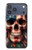 S4015 Skull American Flag Hülle Schutzhülle Taschen für iPhone 17 Pro Max