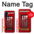 S0058 British Red Telephone Box Hülle Schutzhülle Taschen für Samsung Galaxy A17