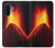 S0745 Volcano Lava Hülle Schutzhülle Taschen für Samsung Galaxy A17, A18