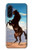 S0934 Wild Black Horse Hülle Schutzhülle Taschen für Samsung Galaxy A17