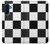 S2492 Black and White Check Hülle Schutzhülle Taschen für Samsung Galaxy A17, A18
