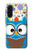 S2521 Cute Nerd Owl Cartoon Hülle Schutzhülle Taschen für Samsung Galaxy A17