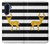 S2794 Black and White Striped Deer Gold Sparkles Hülle Schutzhülle Taschen für Samsung Galaxy A17