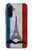 S2859 Vintage France Flag Eiffel Tower Hülle Schutzhülle Taschen für Samsung Galaxy A17