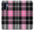 S3091 Pink Plaid Pattern Hülle Schutzhülle Taschen für Samsung Galaxy A17