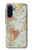 S3418 Vintage World Map Hülle Schutzhülle Taschen für Samsung Galaxy A17