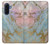 S3717 Rose Gold Blue Pastel Marble Graphic Printed Hülle Schutzhülle Taschen für Samsung Galaxy A17