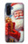 S4029 Xmas Smiling Santa Claus Gift Box Hülle Schutzhülle Taschen für Samsung Galaxy A17