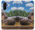 S4031 Baby Hippo Hippopotamus Family Hülle Schutzhülle Taschen für Samsung Galaxy A17