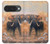 S1292 Dusty Elephant Egrets Hülle Schutzhülle Taschen für Google Pixel 10, 10 Pro