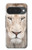 S2399 White Lion Face Hülle Schutzhülle Taschen für Google Pixel 10, 10 Pro