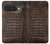 S2850 Brown Skin Alligator Graphic Printed Hülle Schutzhülle Taschen für Google Pixel 10, 10 Pro