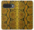 S3365 Yellow Python Skin Graphic Print Hülle Schutzhülle Taschen für Google Pixel 10, 10 Pro
