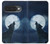 S3693 Grim White Wolf Full Moon Hülle Schutzhülle Taschen für Google Pixel 10, 10 Pro