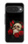 S3753 Dark Gothic Goth Skull Roses Hülle Schutzhülle Taschen für Google Pixel 10, 10 Pro
