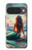 S4006 Oil Painting Mermaid Hülle Schutzhülle Taschen für Google Pixel 10, 10 Pro