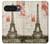 S2108 Eiffel Tower Paris Postcard Hülle Schutzhülle Taschen für Google Pixel 10 Pro XL