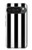 S2297 Black and White Vertical Stripes Hülle Schutzhülle Taschen für Google Pixel 10 Pro XL