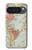 S3418 Vintage World Map Hülle Schutzhülle Taschen für Google Pixel 10 Pro XL