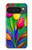 S3926 Colorful Tulip Oil Painting Hülle Schutzhülle Taschen für Google Pixel 10 Pro XL