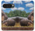 S4031 Baby Hippo Hippopotamus Family Hülle Schutzhülle Taschen für Google Pixel 10 Pro XL