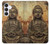 S0344 Buddha Rock Carving Hülle Schutzhülle Taschen für Samsung Galaxy S25 FE