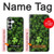 S0358 Clover Lucky Leaf Hülle Schutzhülle Taschen für Samsung Galaxy S25 FE
