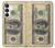 S0702 Money Dollars Hülle Schutzhülle Taschen für Samsung Galaxy S25 FE