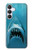 S0830 White Shark Hülle Schutzhülle Taschen für Samsung Galaxy S25 FE