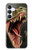 S0923 T-Rex Dinosaur Hülle Schutzhülle Taschen für Samsung Galaxy S25 FE