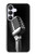 S1672 Retro Microphone Jazz Music Hülle Schutzhülle Taschen für Samsung Galaxy S25 FE, S26 FE