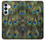 S1965 Peacock Feather Hülle Schutzhülle Taschen für Samsung Galaxy S25 FE
