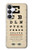 S2502 Eye Exam Chart Decorative Decoupage Poster Hülle Schutzhülle Taschen für Samsung Galaxy S25 FE