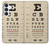 S2502 Eye Exam Chart Decorative Decoupage Poster Hülle Schutzhülle Taschen für Samsung Galaxy S25 FE, S26 FE